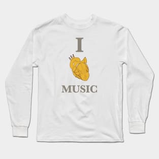 I Love Music Long Sleeve T-Shirt